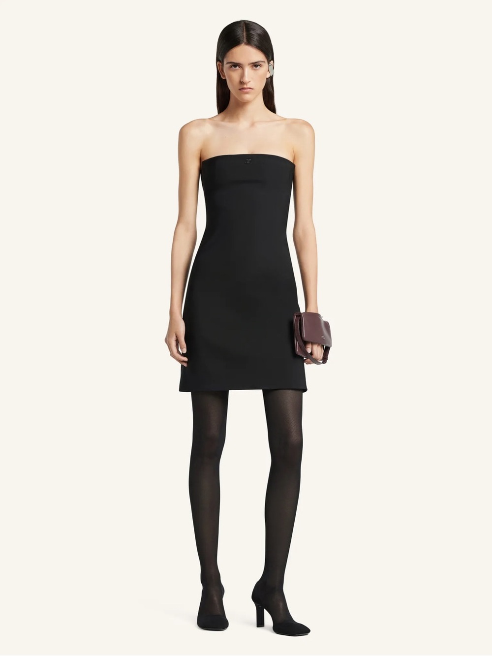 Courreges Bustier Lingerie Jersey Dress